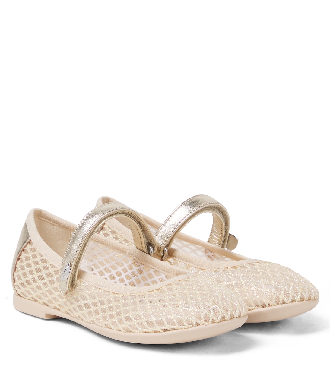 Mary-Jane-Ballerinas mit Glitter | Monnalisa