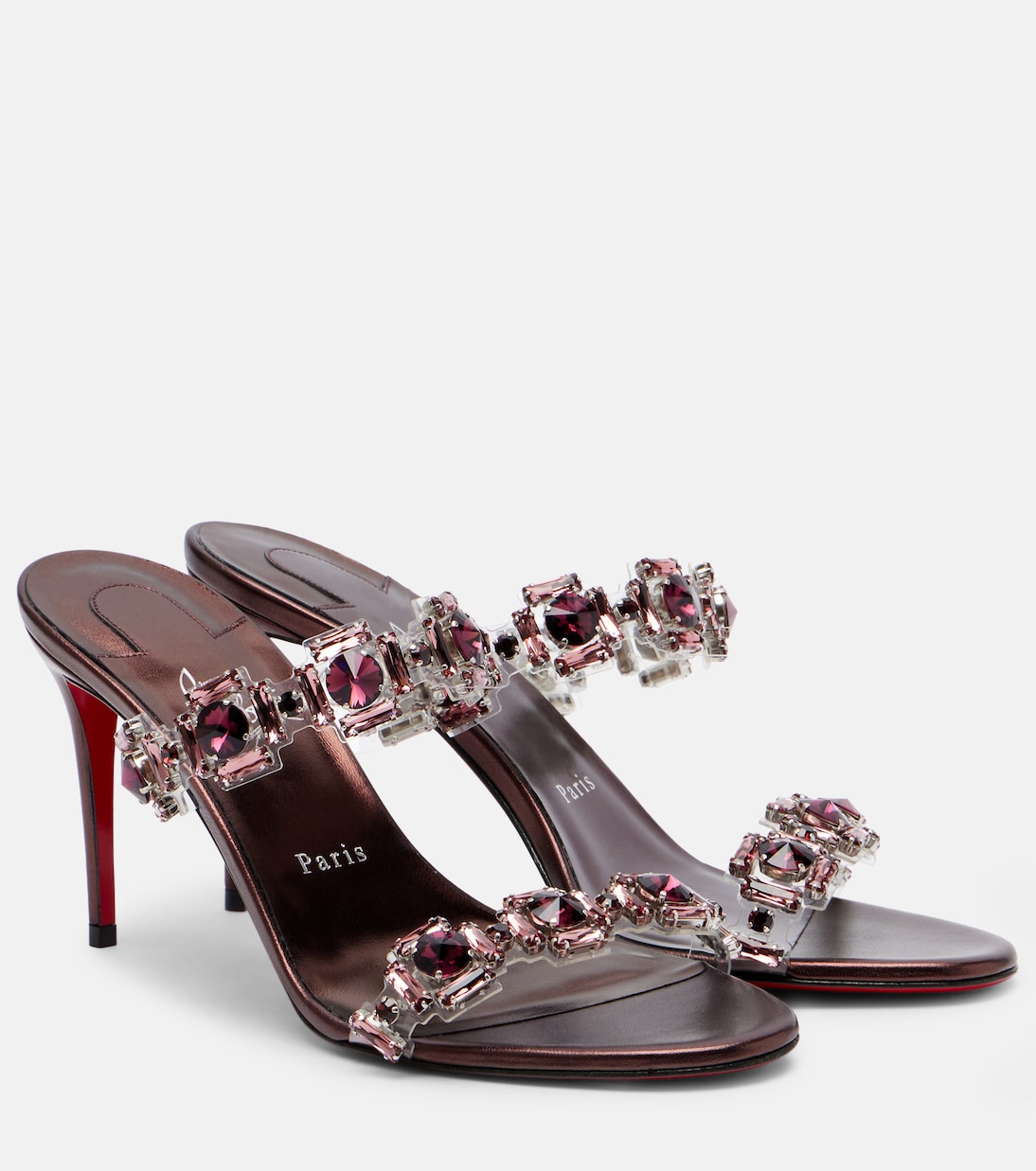 Just Jewel 85 embellished mules | Christian Louboutin
