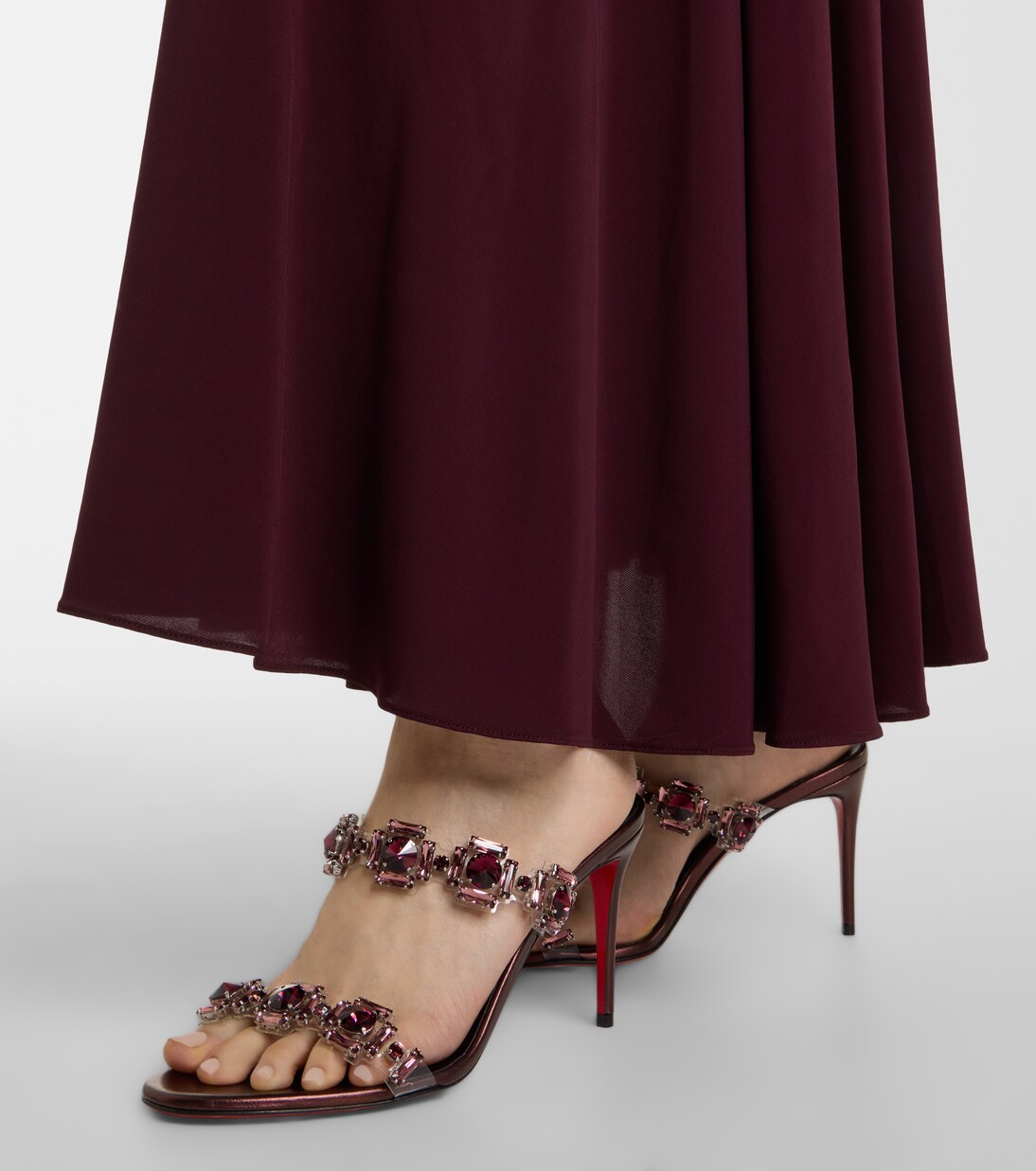 Just Jewel 85 embellished mules | Christian Louboutin