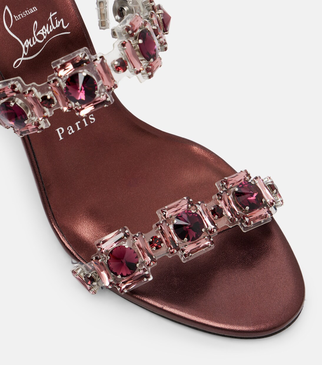 Just Jewel 85 embellished mules | Christian Louboutin
