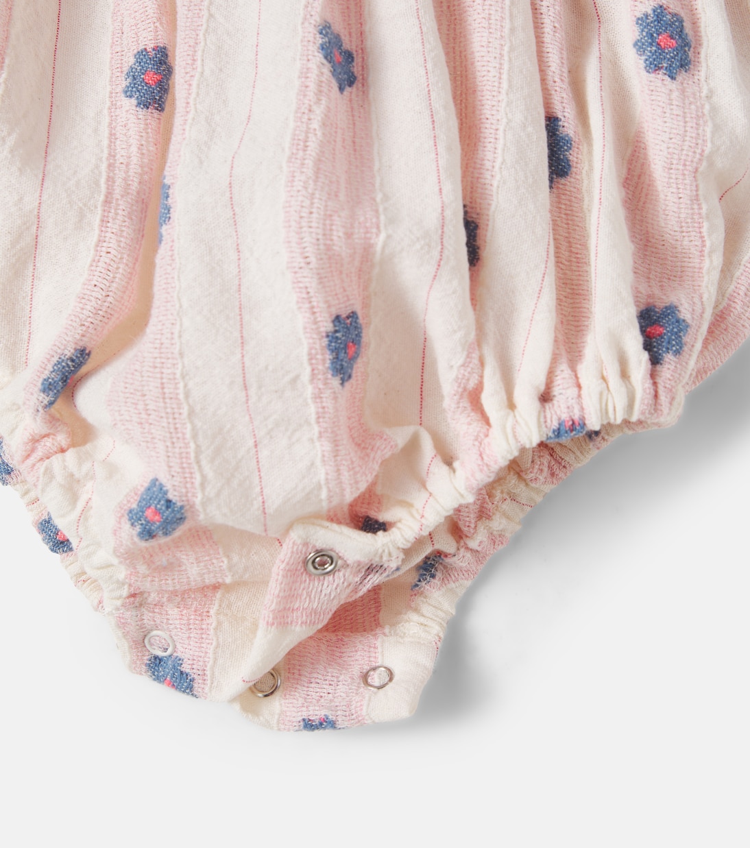 Baby Elwen striped cotton-blend playsuit | Bebe Organic