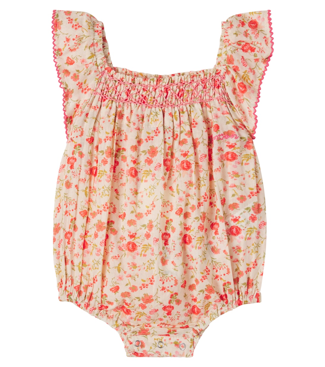 Baby floral cotton bodysuit | Bonton