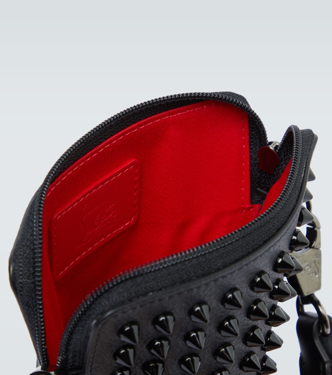 Louboutin black studded bag top