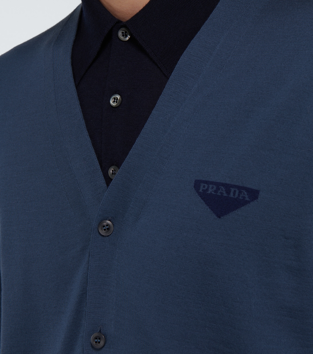 Cárdigan de lana peinada | Prada