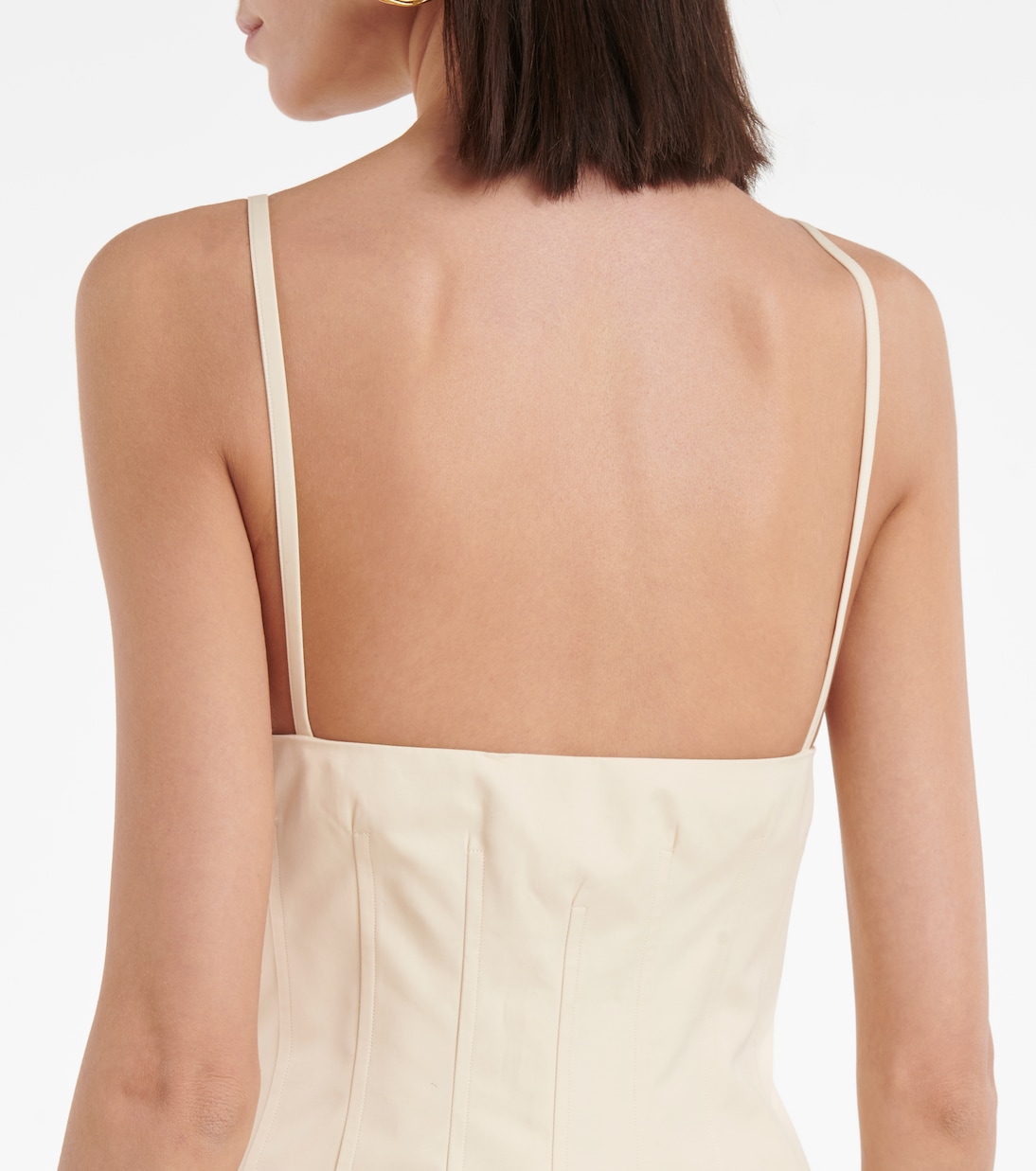 Cotton poplin midi dress | Jil Sander