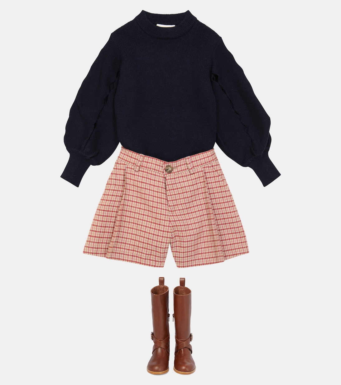 Pullover aus einem Baumwollgemisch | Chloé Kids