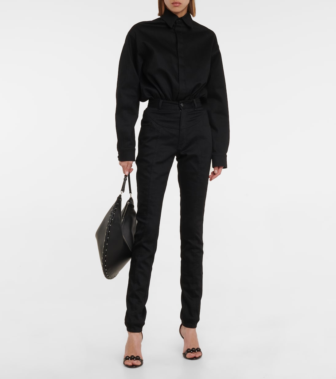 Denim bodysuit | Alaïa