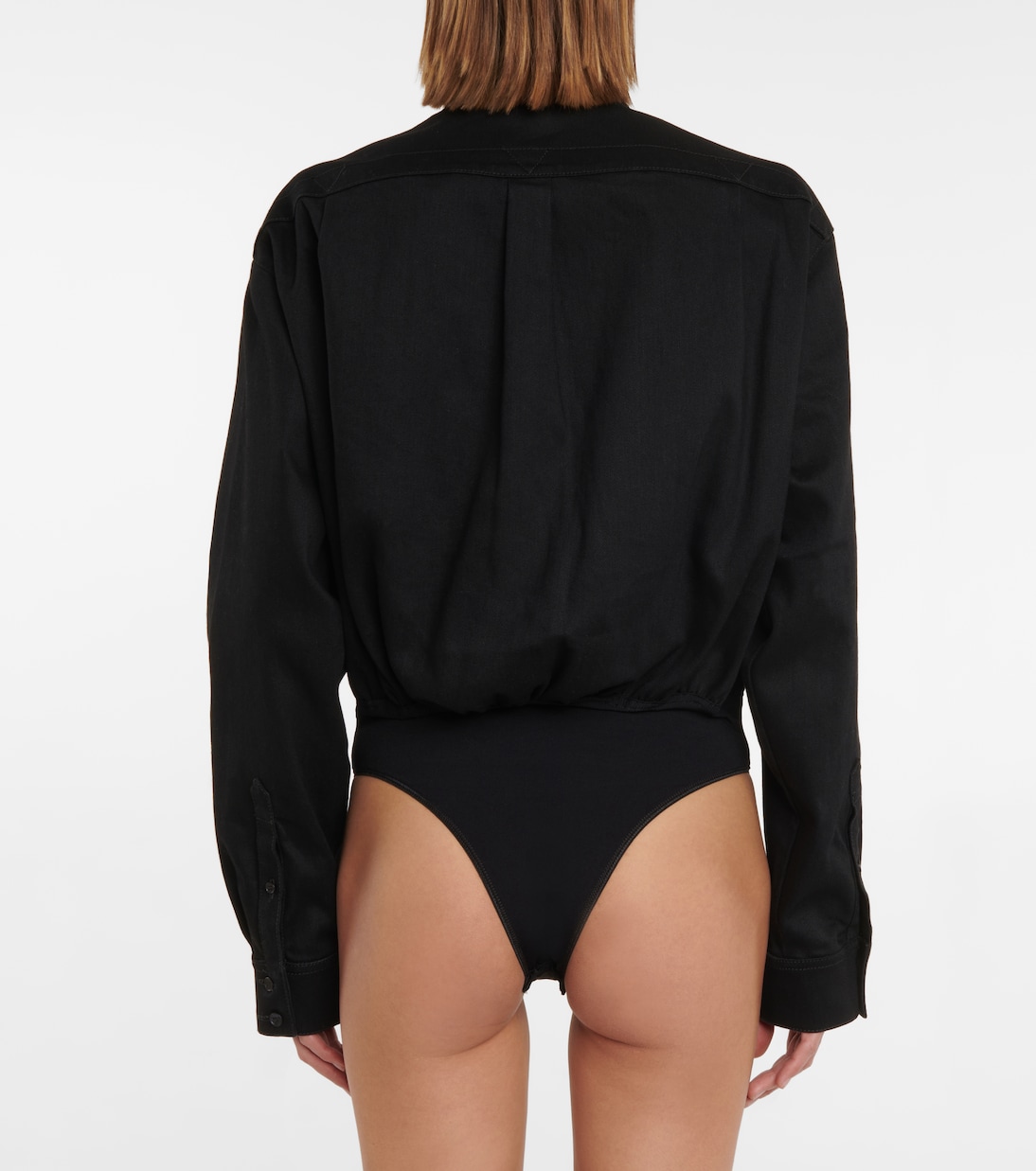 Denim bodysuit | Alaïa