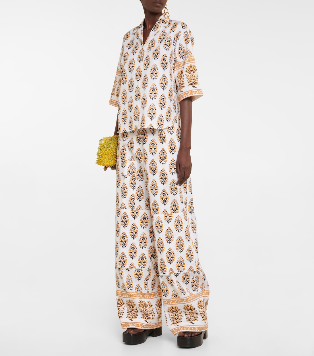 Camicia in cotone con stampa | Dries Van Noten