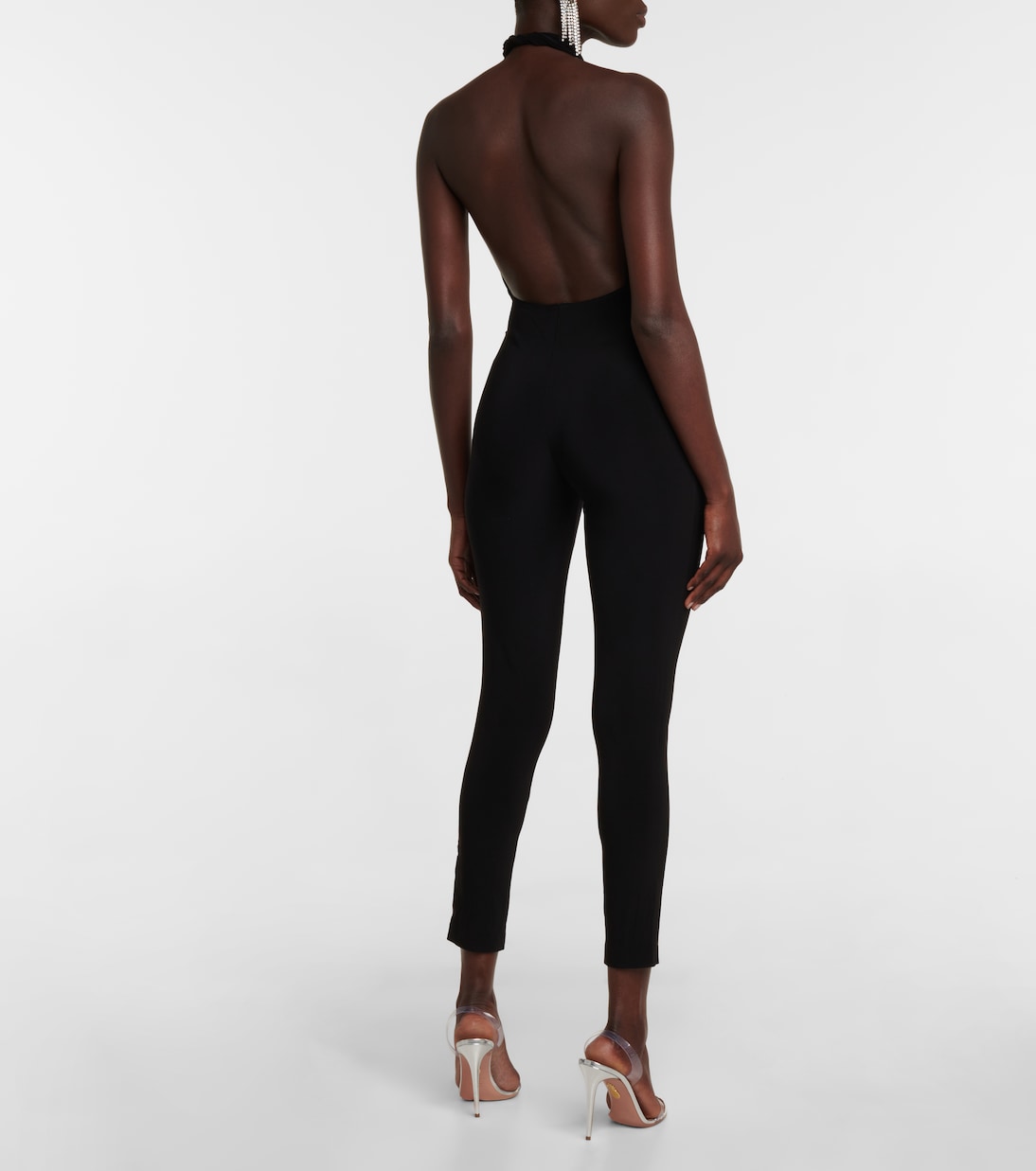 Mono con cuello halter | Norma Kamali