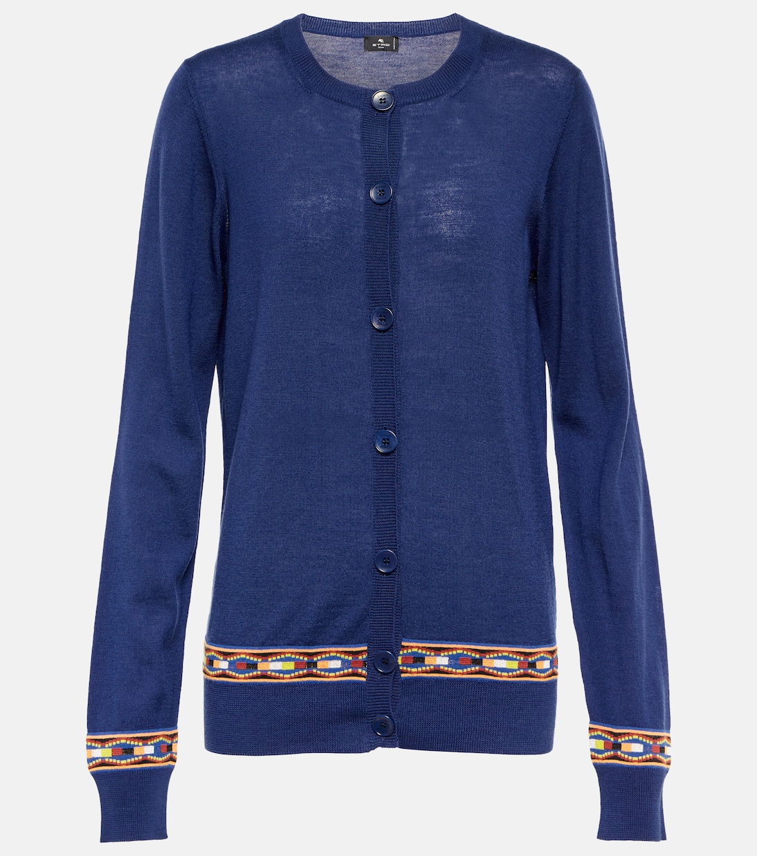 Wool and cotton-blend cardigan | Etro