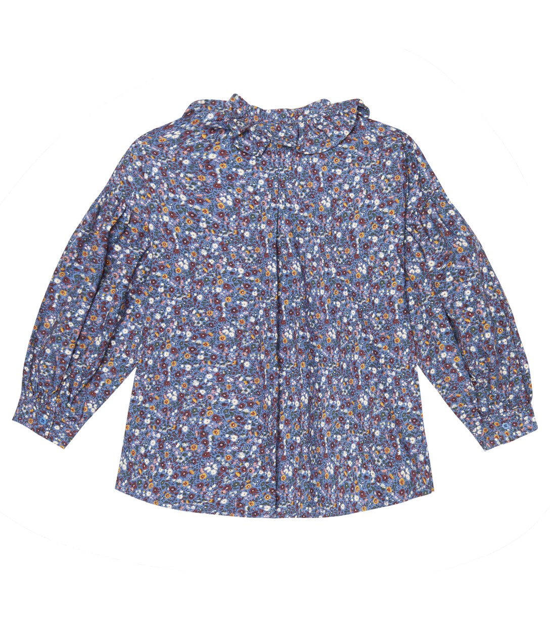 Camicia in cotone con stampa floreale | Il Gufo