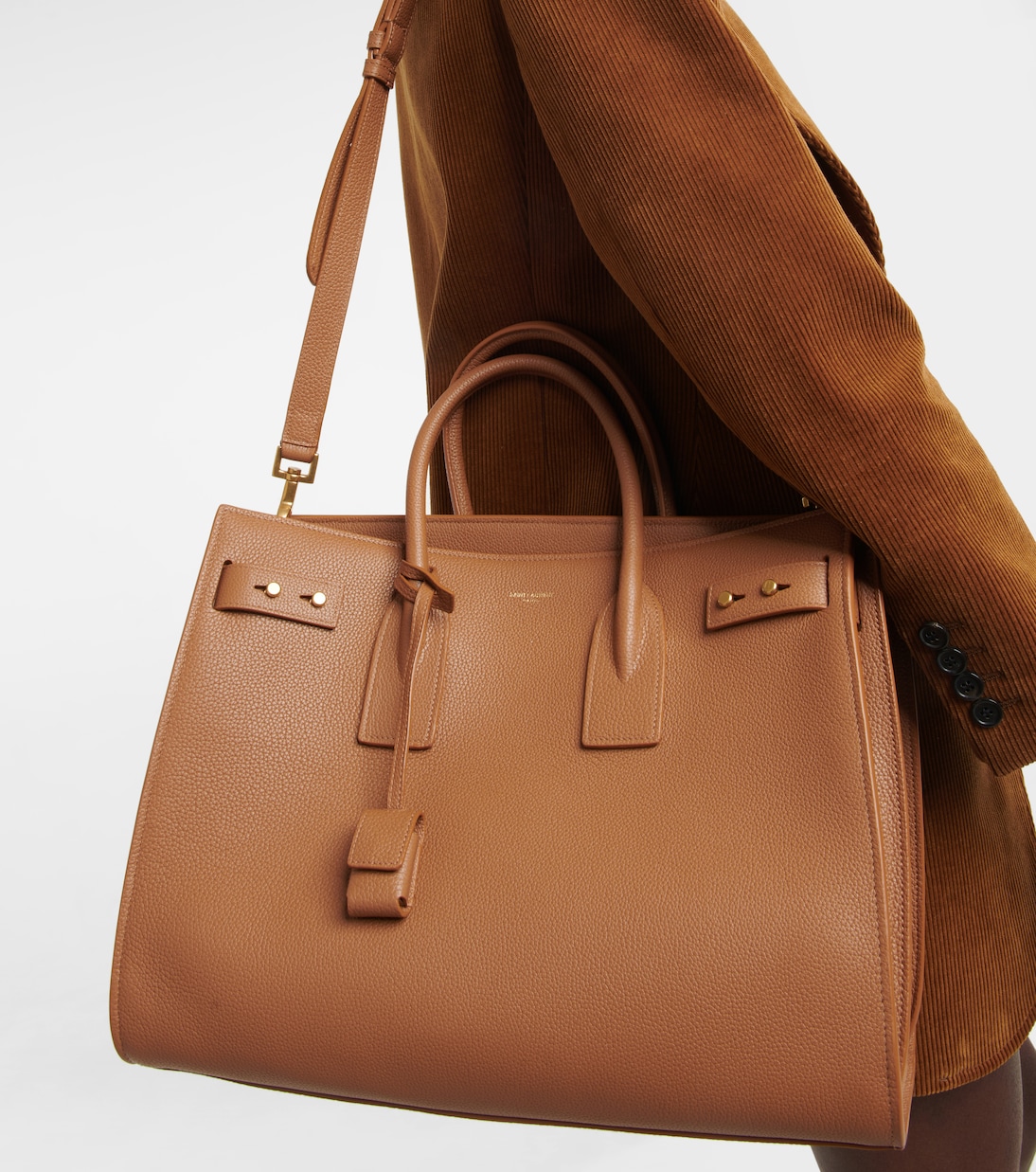 Borsa Sac De Jour Supple Medium in pelle | Saint Laurent