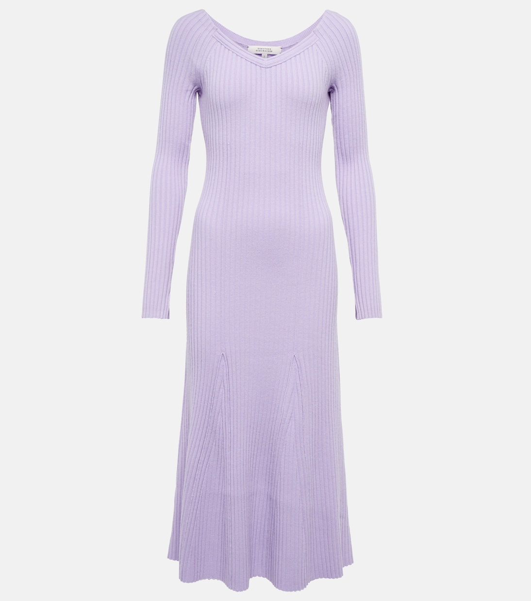 Ribbed-knit wool-blend midi dress | Dorothee Schumacher