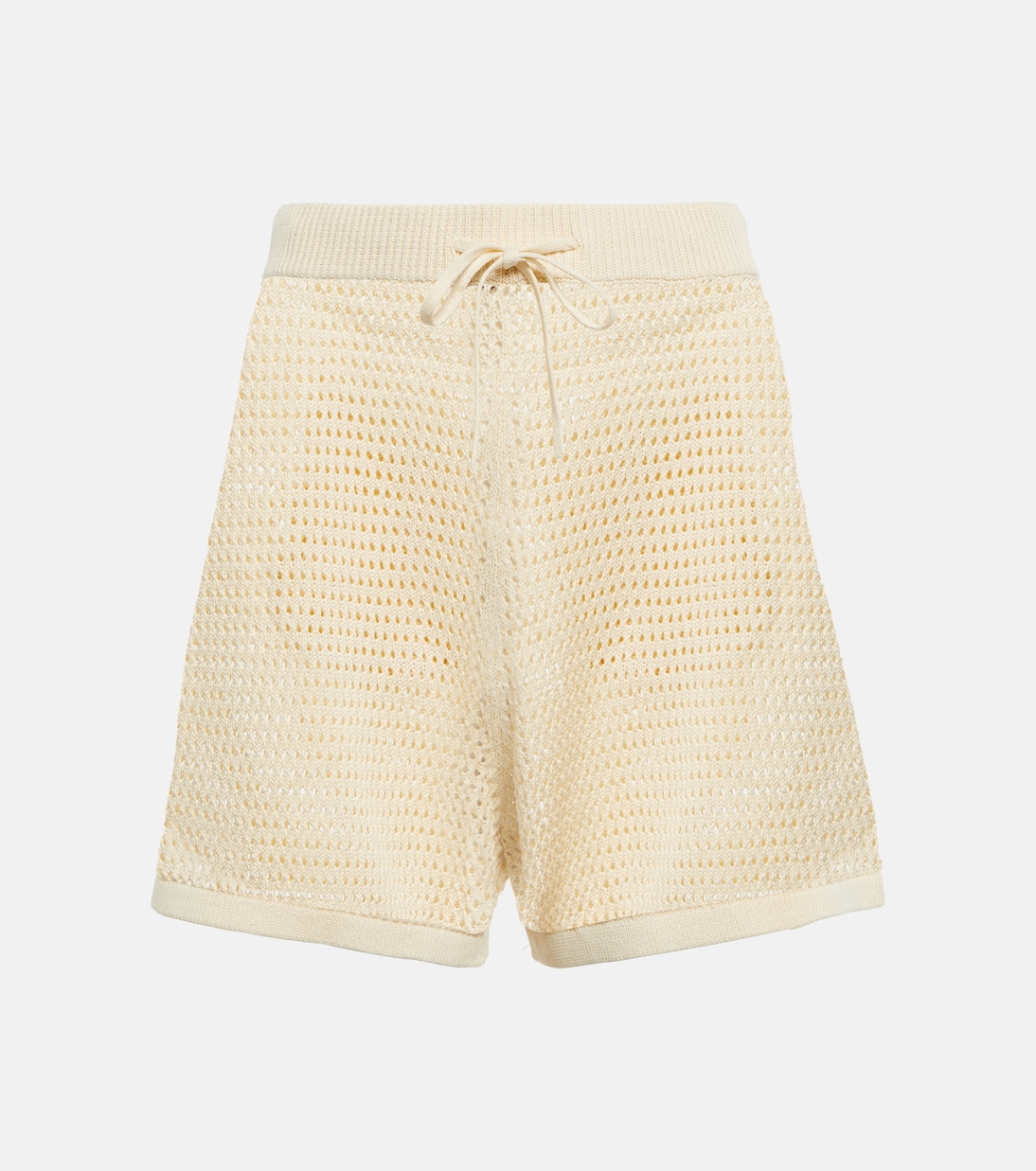 Shorts Jael in crochet di misto cotone | Nanushka