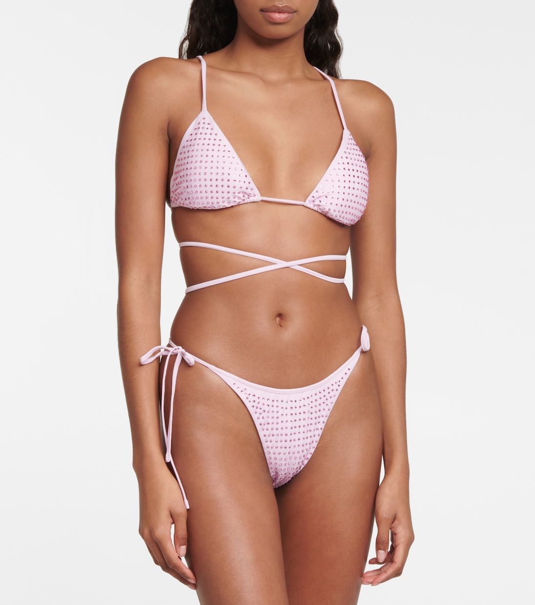 Embellished bikini bottoms | Self-Portrait