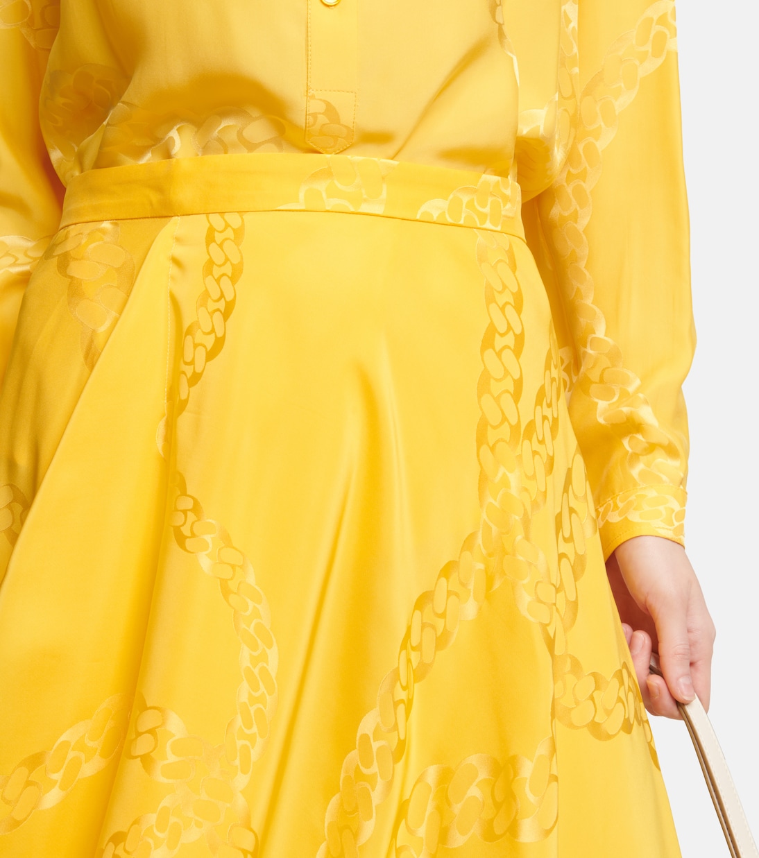 Falda midi asimétrica estampada | Stella McCartney