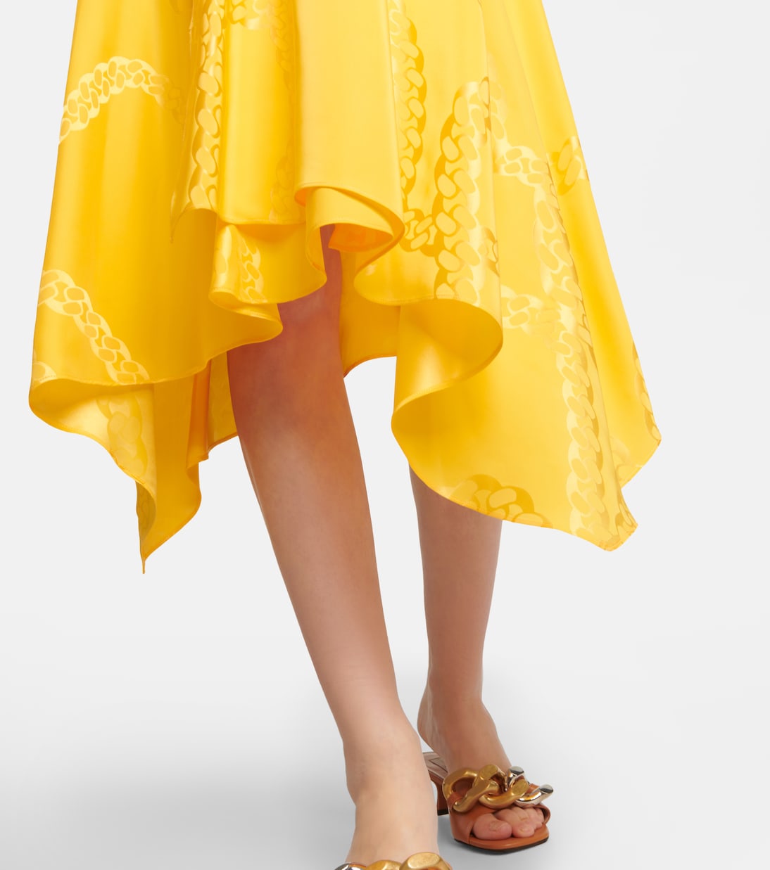Falda midi asimétrica estampada | Stella McCartney