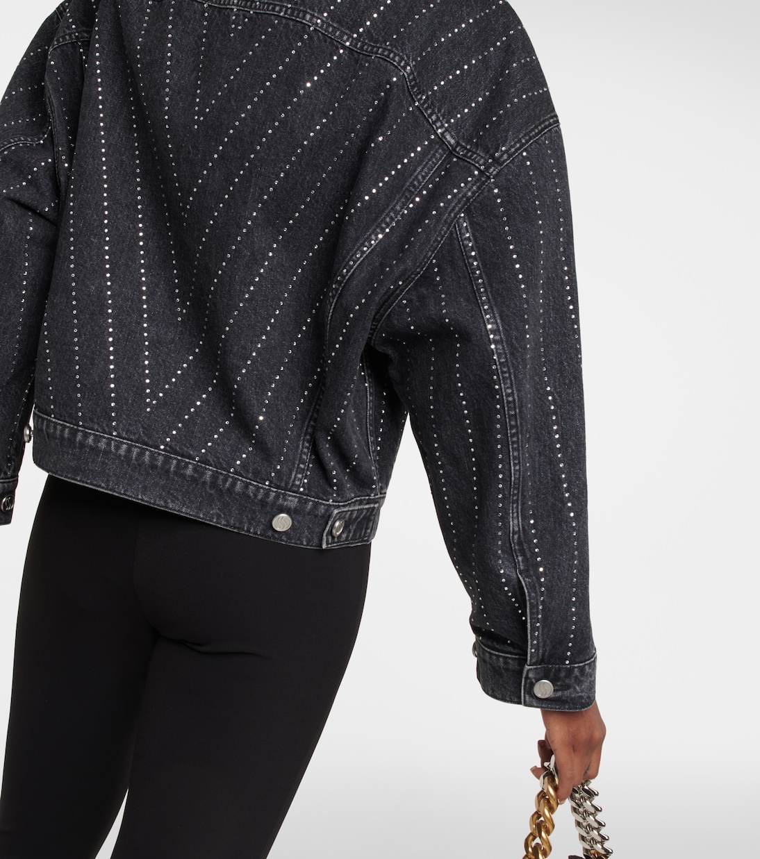 Crystal-embellished denim jacket | Stella McCartney