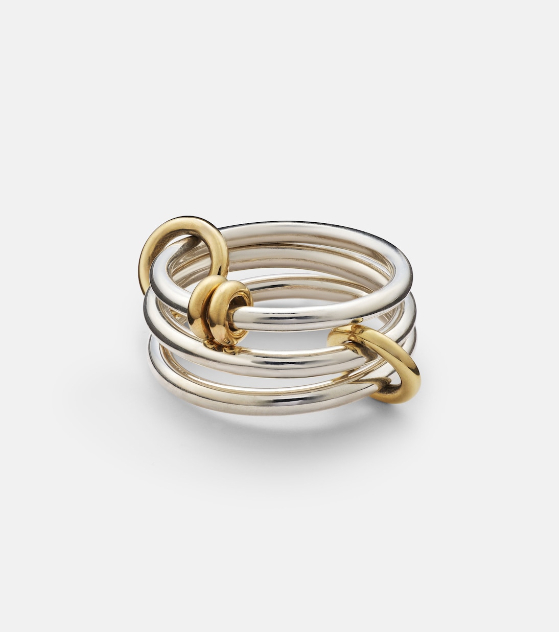 Anello in argento sterling e oro 18kt Raneth di Spinelli Kilcollin per giovani alla moda
