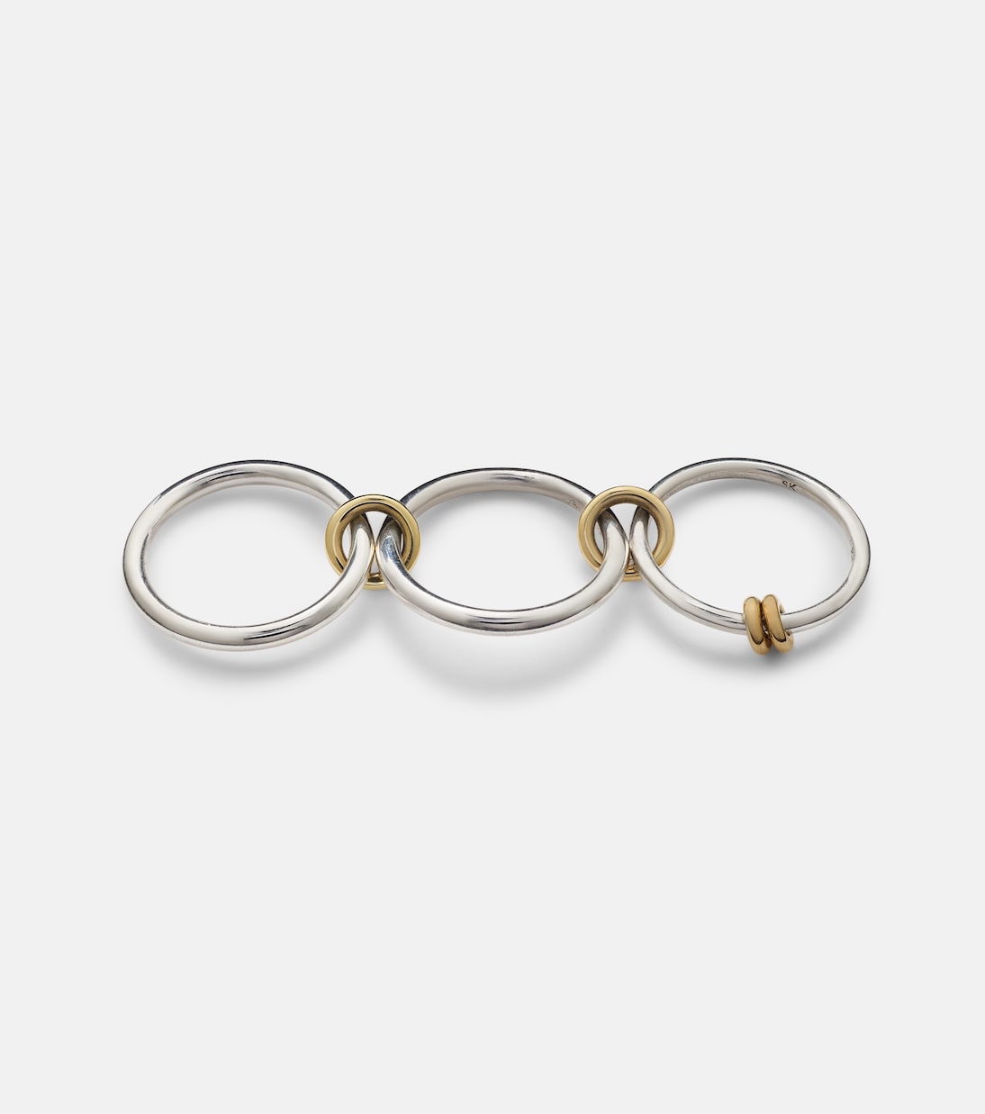 Anello in argento sterling e oro 18kt Raneth di Spinelli Kilcollin per giovani alla moda
