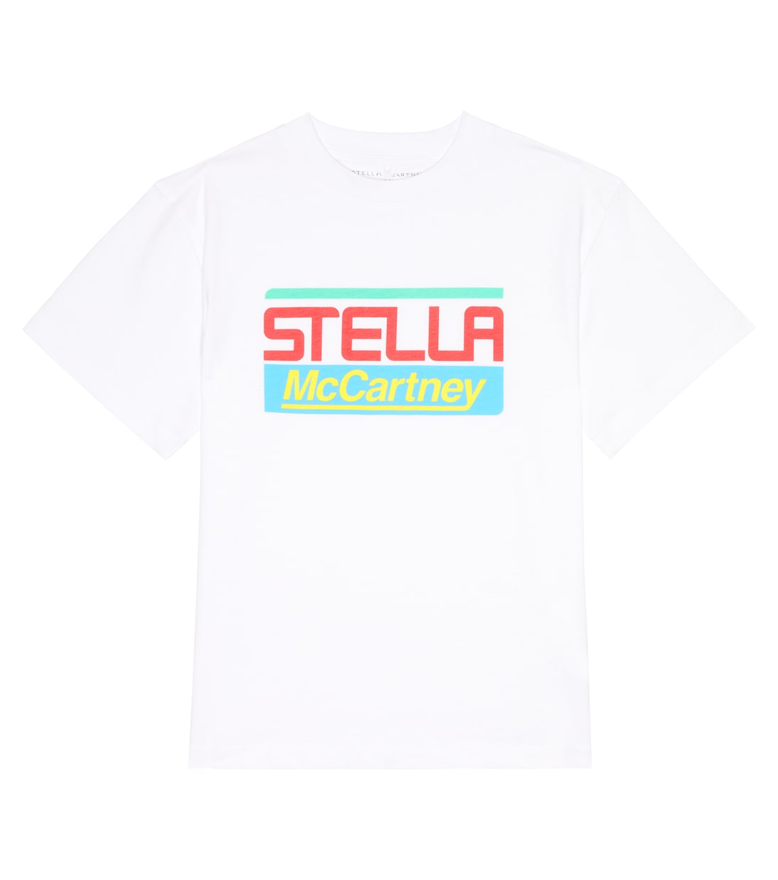 로고 코튼 저지 티셔츠 | Stella McCartney Kids