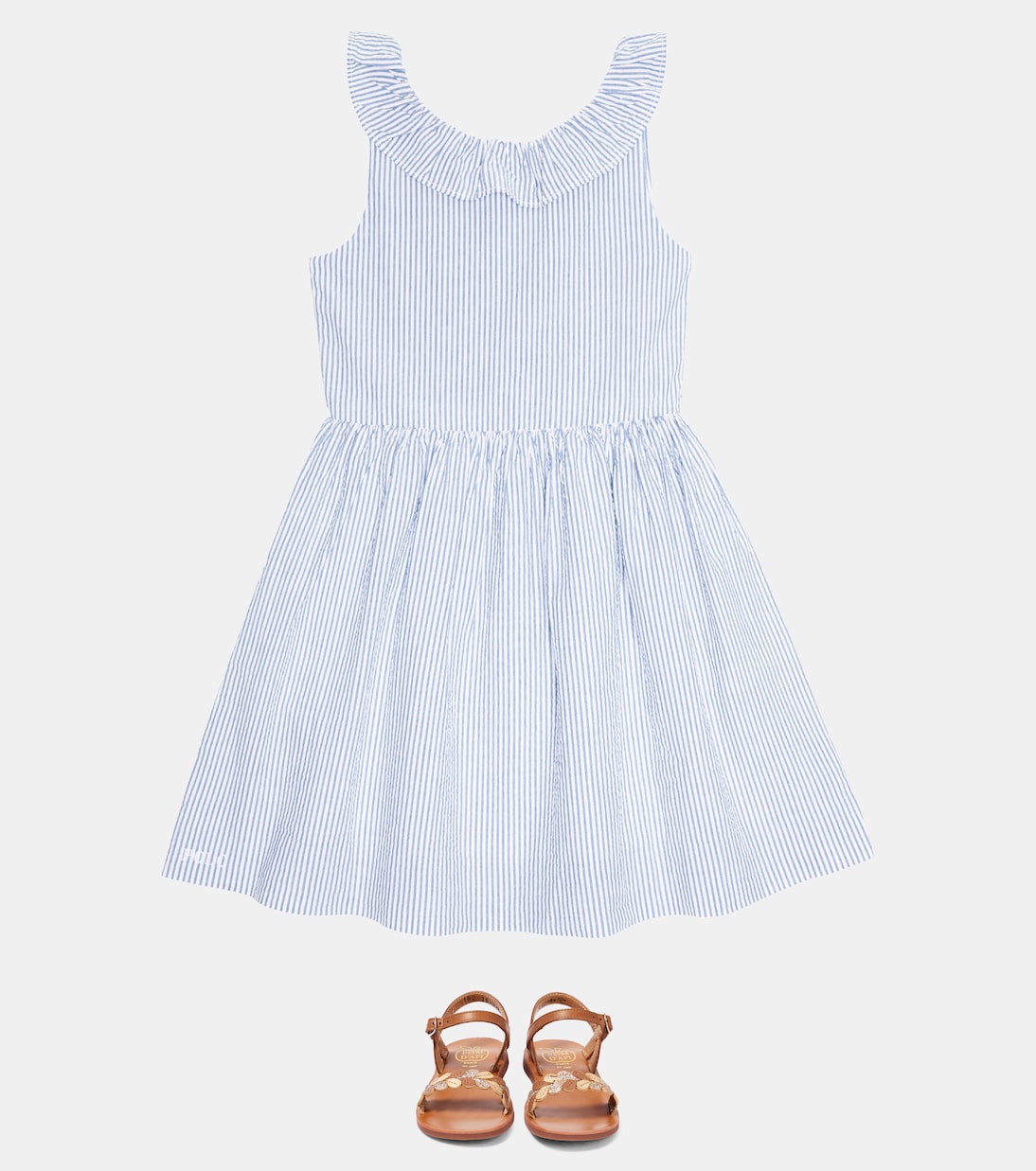 Abito in cotone a righe | Polo Ralph Lauren Kids