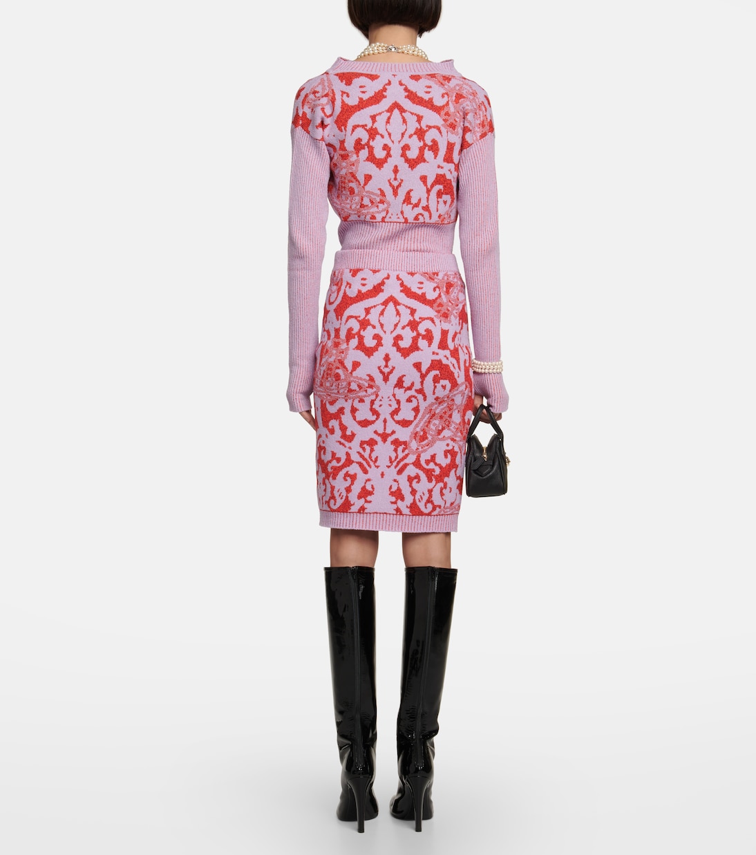 Falda midi Iron Orb de jacquard | Vivienne Westwood