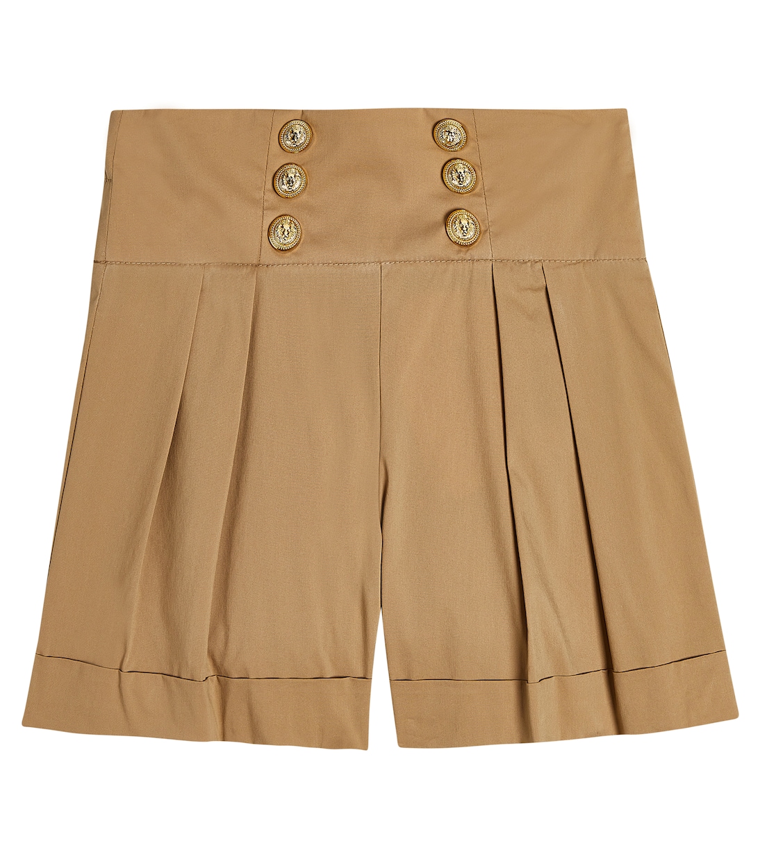Shorts en mezcla de algodón adornados | Balmain Kids