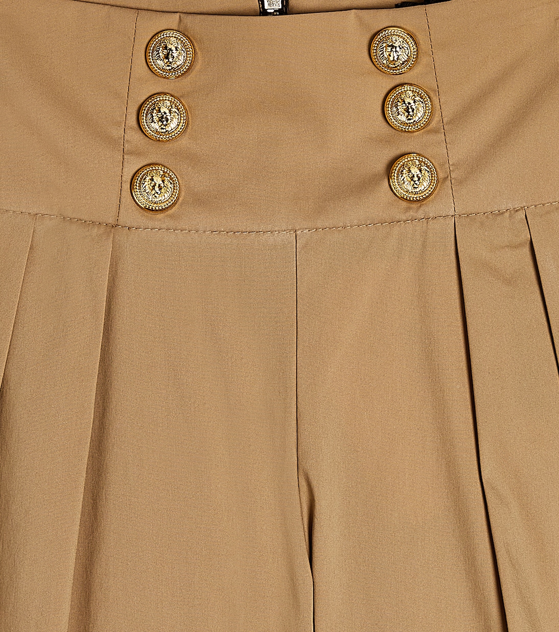 Shorts en mezcla de algodón adornados | Balmain Kids