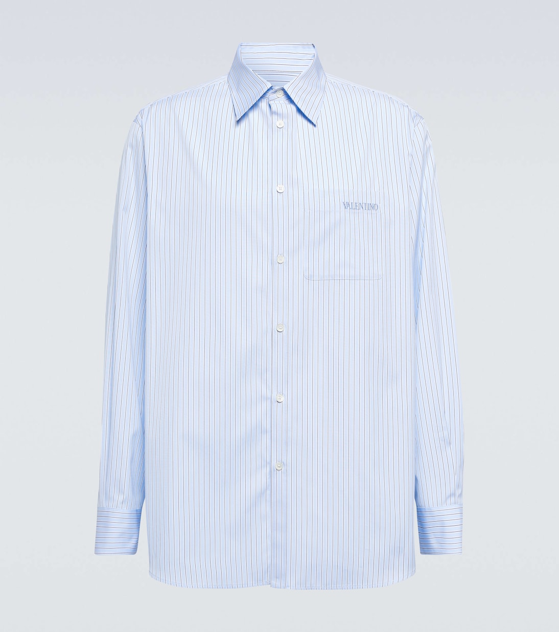 Camicia in cotone a righe | Valentino