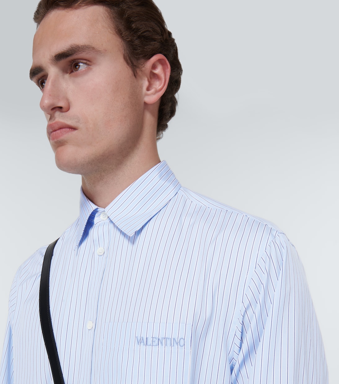 Camicia in cotone a righe | Valentino