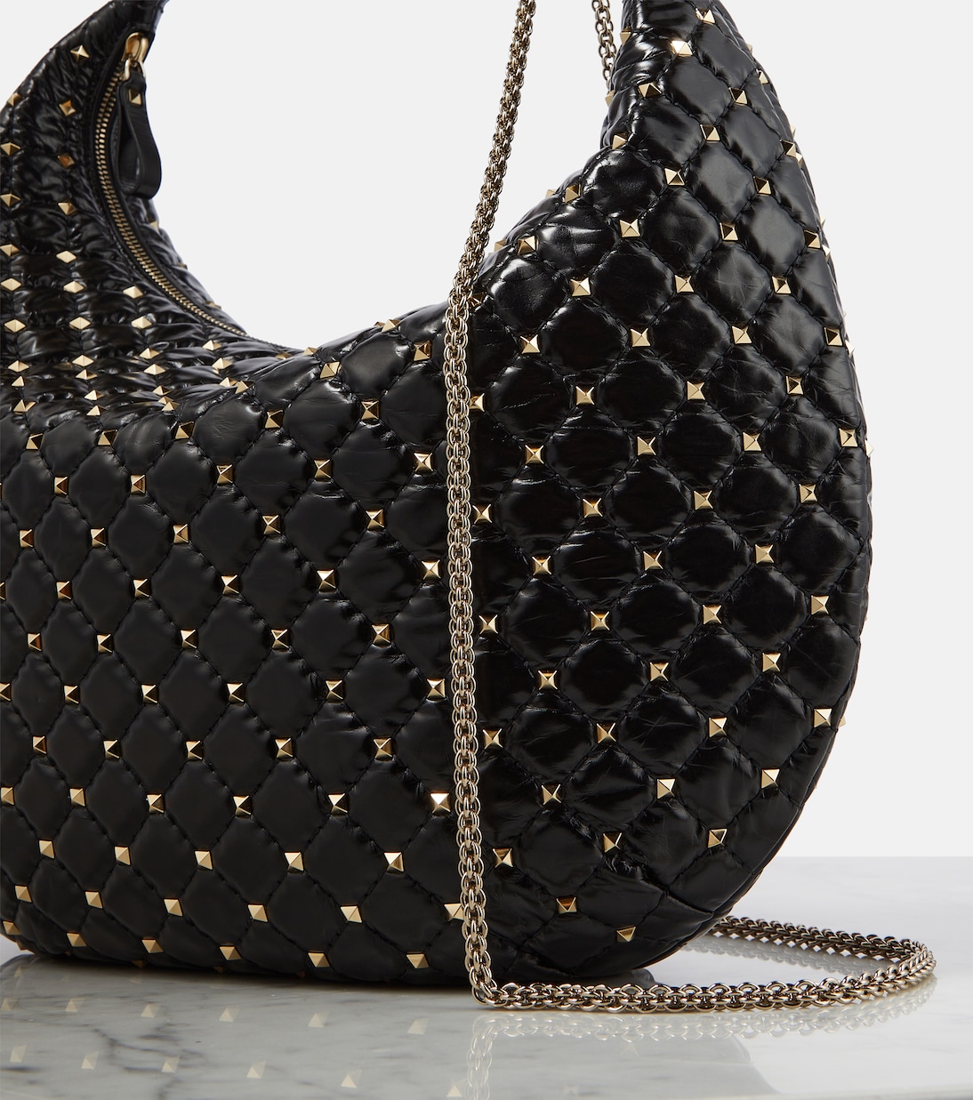 Sac Rockstud Spike Medium en cuir | Valentino Garavani