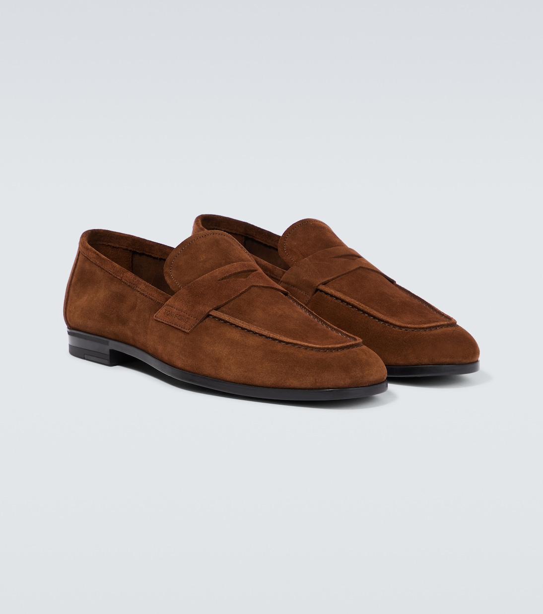 Suede loafers in brown Tom Ford Mytheresa