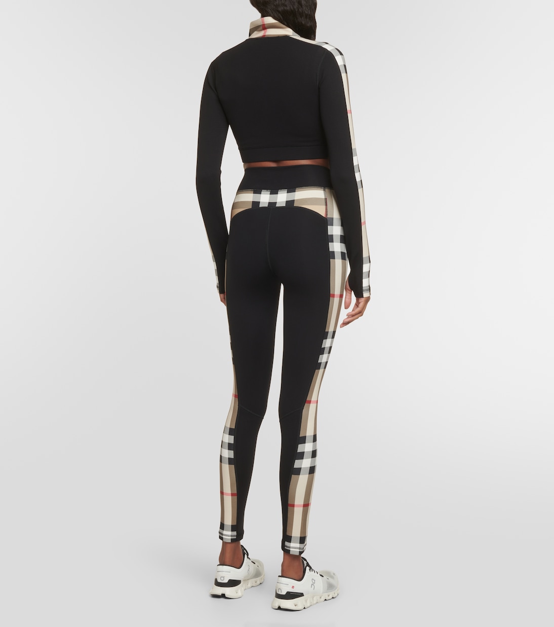Burberry Check technical jersey track jacket | Burberry
