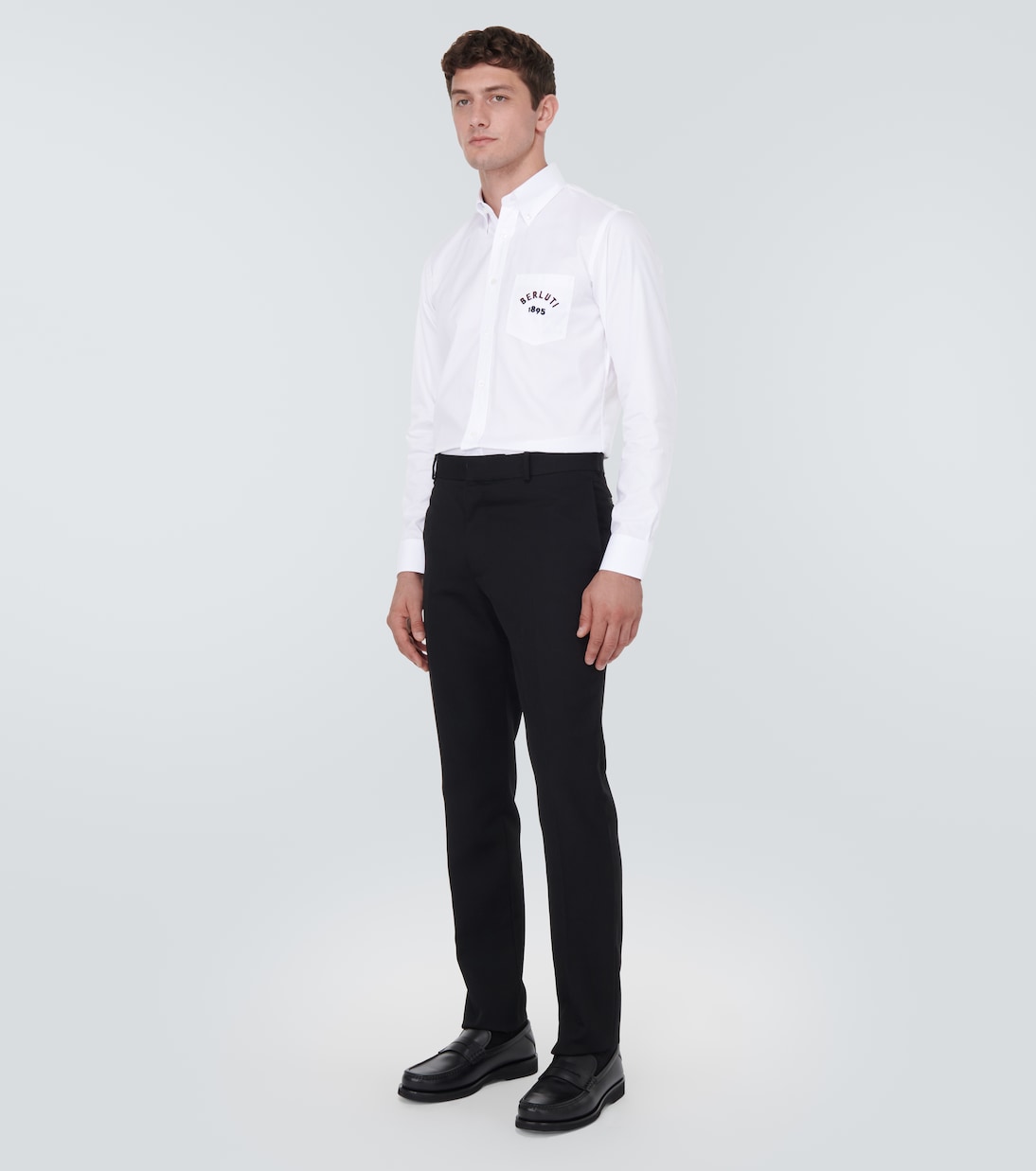 Camicia Alessandro in cotone con logo | Berluti