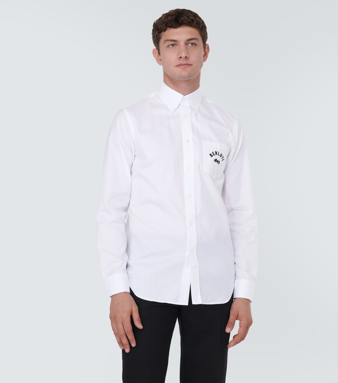 Camicia Alessandro in cotone con logo | Berluti