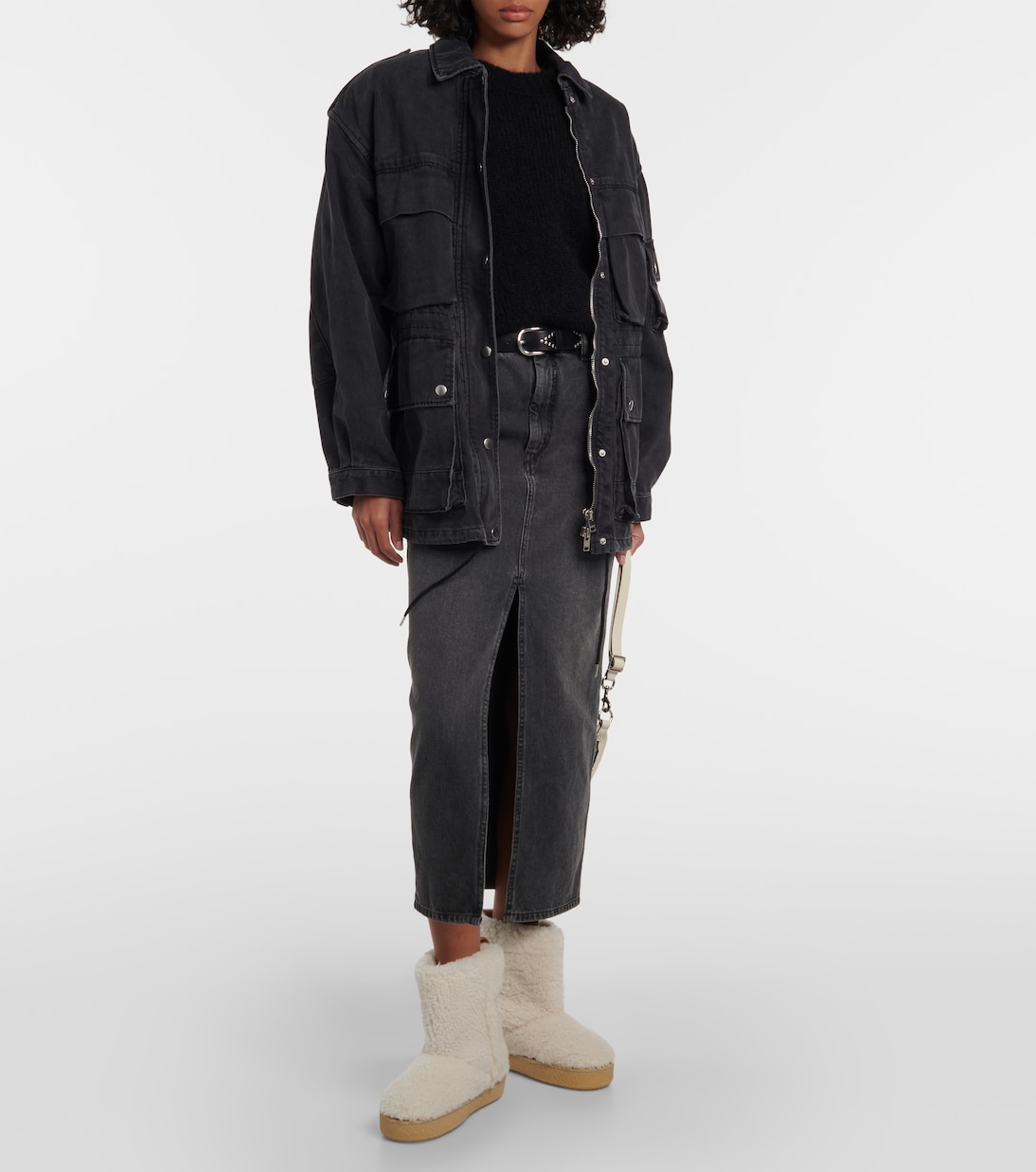 Frieze shearling ankle boots | Isabel Marant