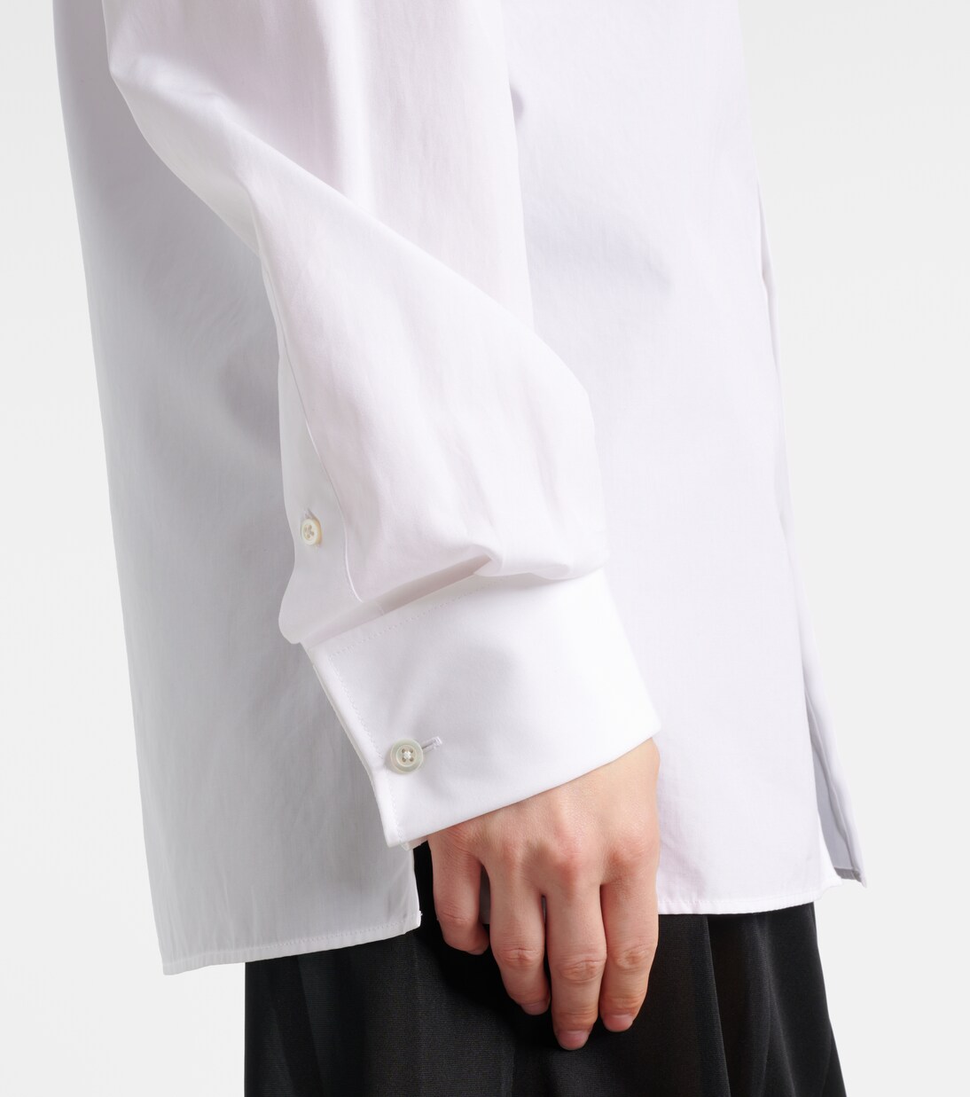 오버사이즈 코튼 포플린 셔츠 | Maison Margiela