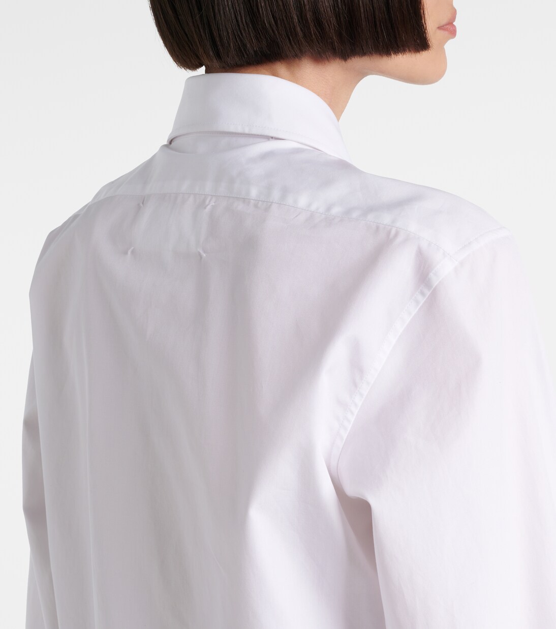 오버사이즈 코튼 포플린 셔츠 | Maison Margiela