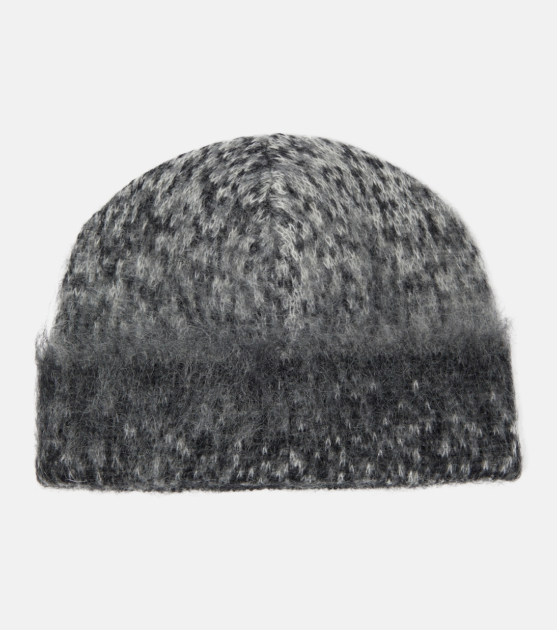 Label mohair-blend beanie | Off-White
