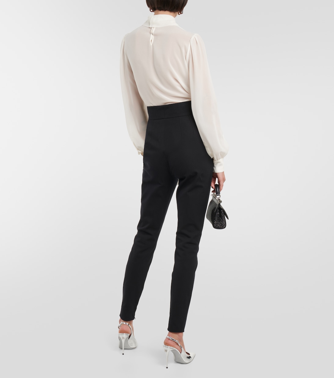 Pantaloni da abito in misto cotone | Dolce&Gabbana