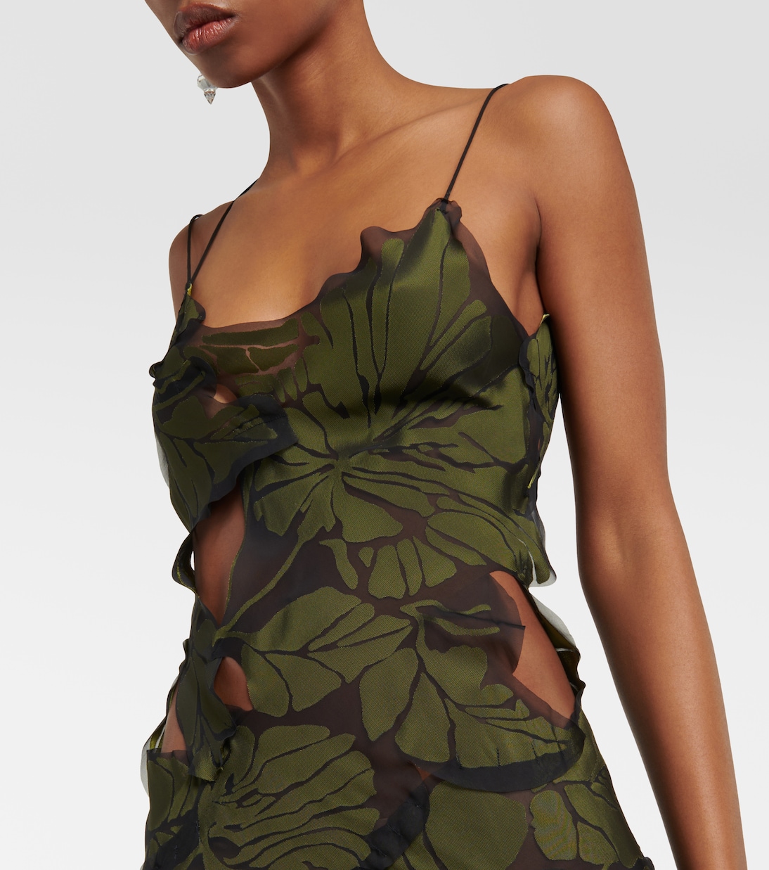 Robe midi asymétrique | Acne Studios