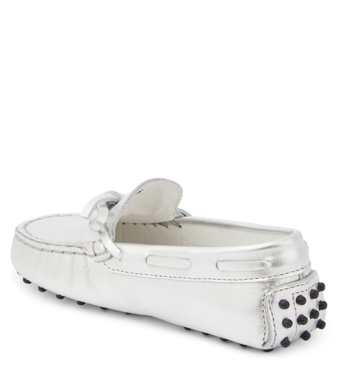 Mokassins Gommino aus Metallic-Leder | Tod's Junior
