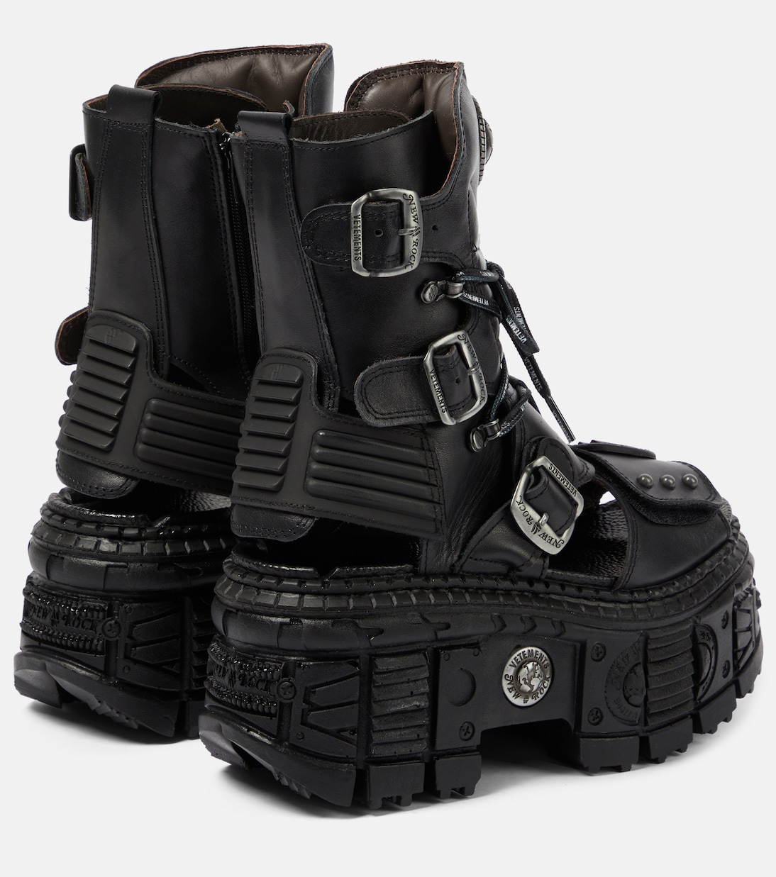 Bottes à plateforme en cuir | Vetements
