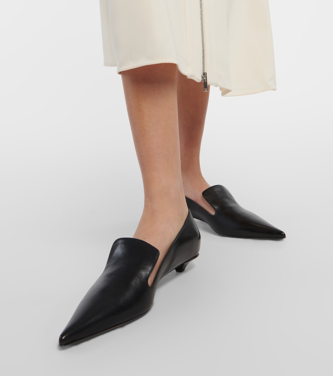 Pumps Point 25 aus Leder | Proenza Schouler