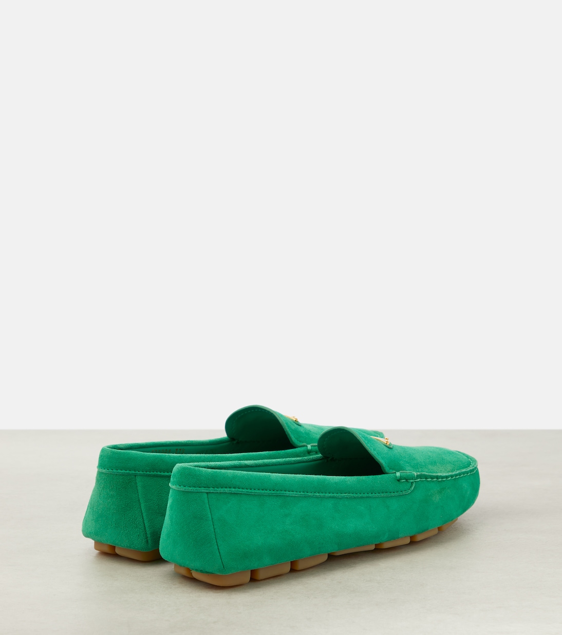 Mokassins aus Veloursleder | Prada