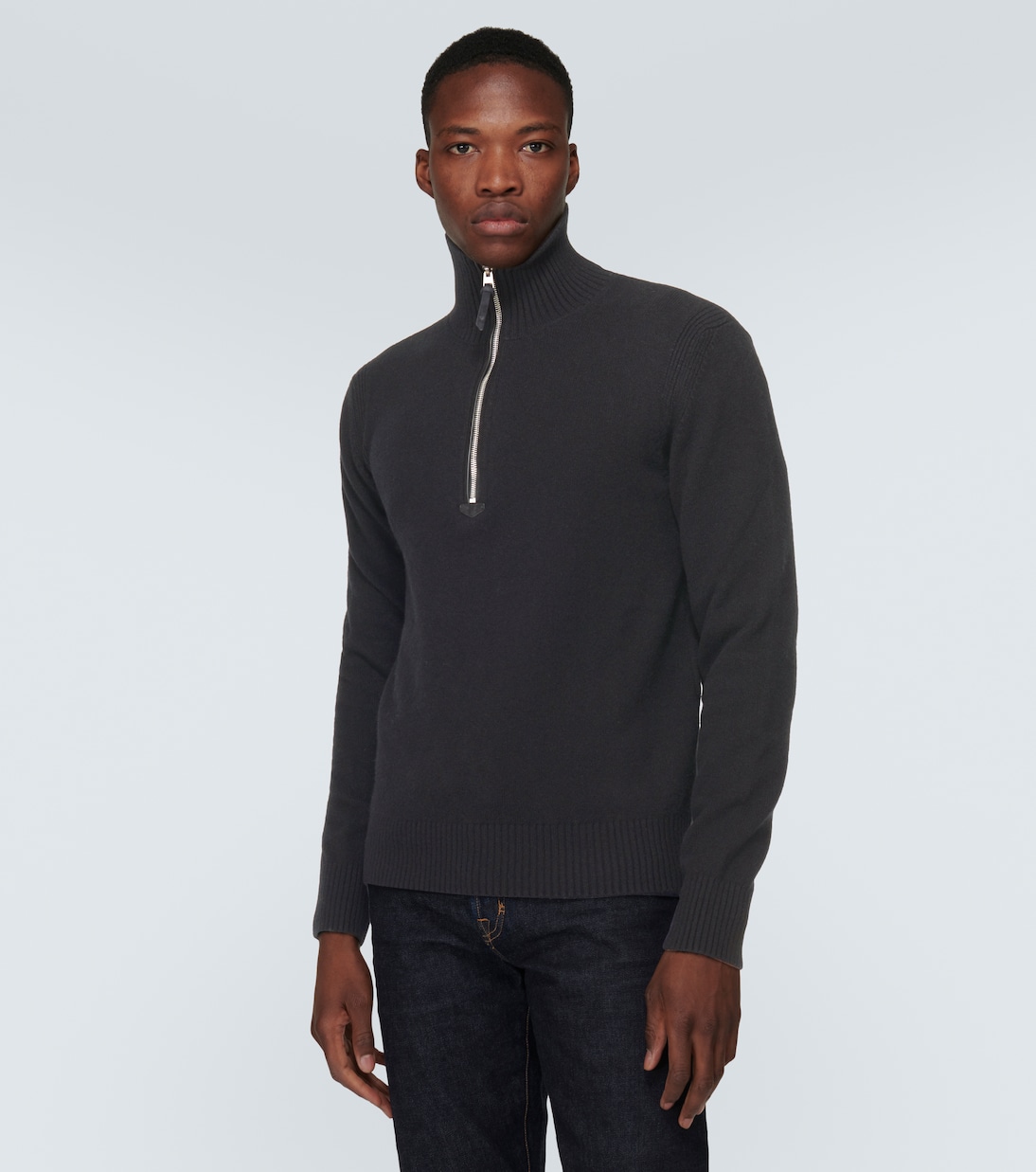 Jersey de lana y cachemir con cremallera | Tom Ford