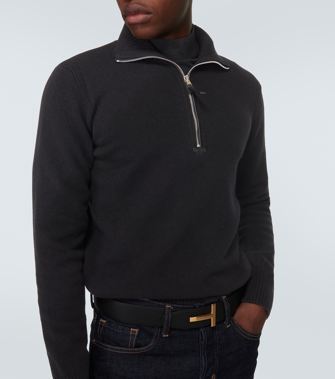 Jersey de lana y cachemir con cremallera | Tom Ford