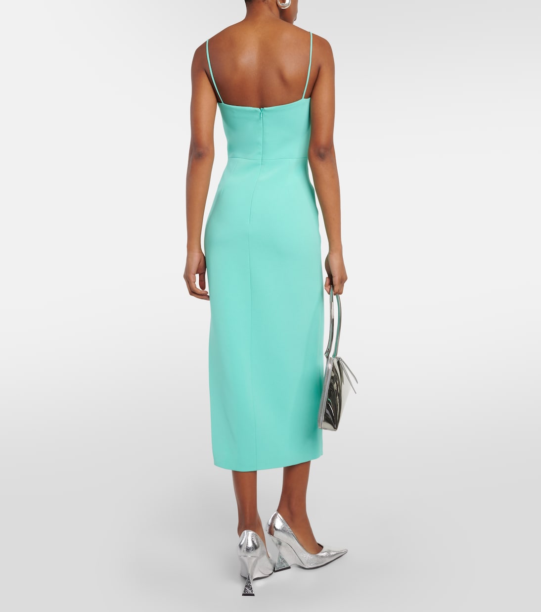 Vestido midi adornado | David Koma